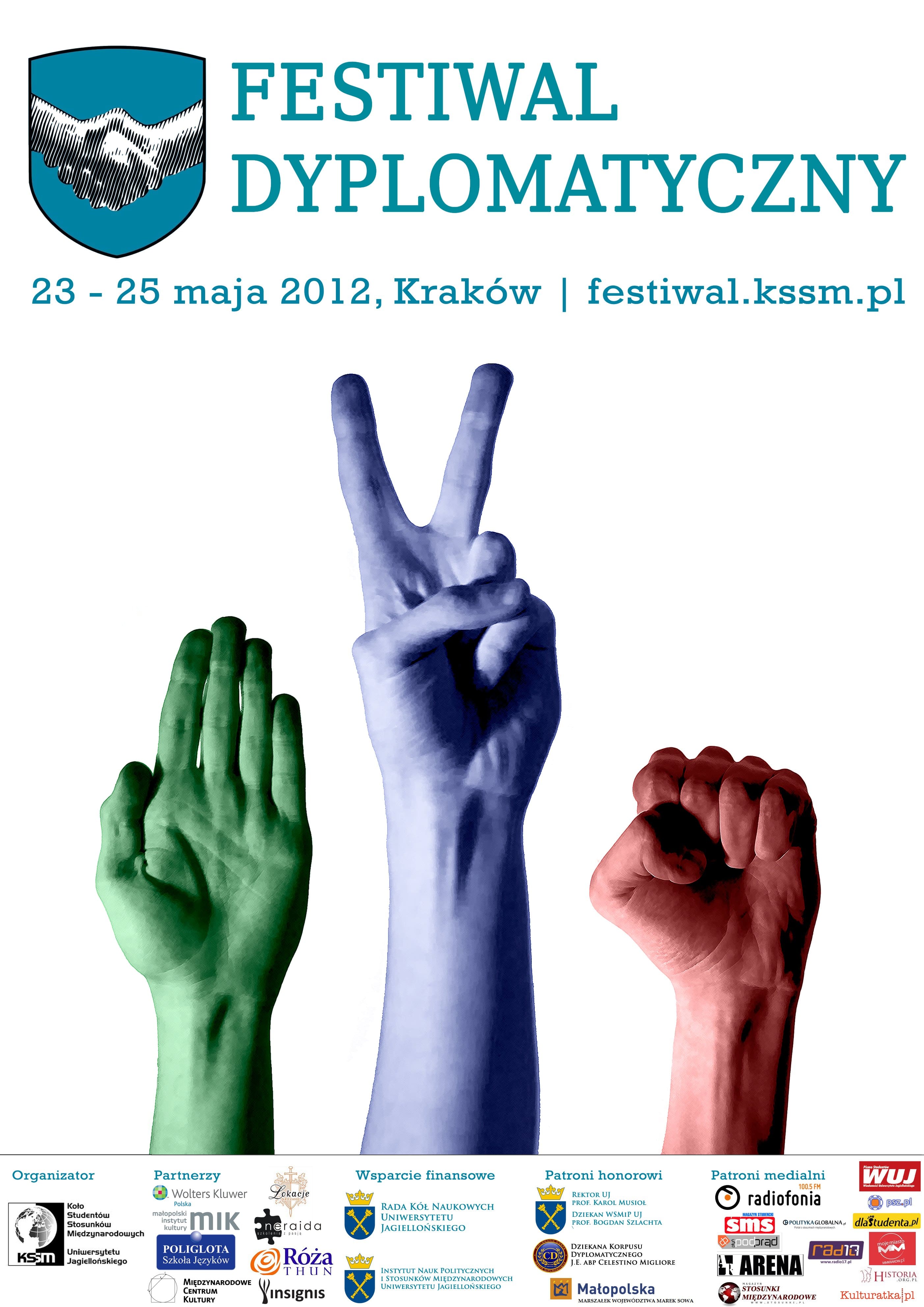 Oficjalny plakat III Festiwalu Dyplomatycznego