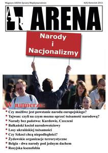Okładka numeru „ARENA. Sprawy międzynarodowe”: Narody i nacjonalizmy