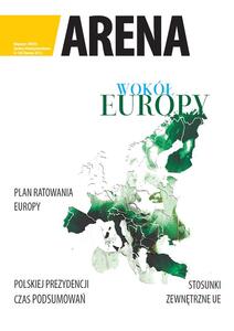 Okładka numeru „ARENA. Sprawy międzynarodowe”: Wokół Europy