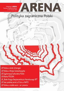 Okładka numeru „ARENA. Sprawy międzynarodowe”: Polityka zagraniczna Polski