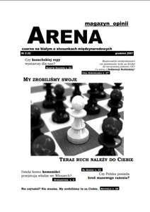 Okładka numeru „ARENA. Sprawy międzynarodowe”: Czarno na białym o stosunkach międzynarodowych